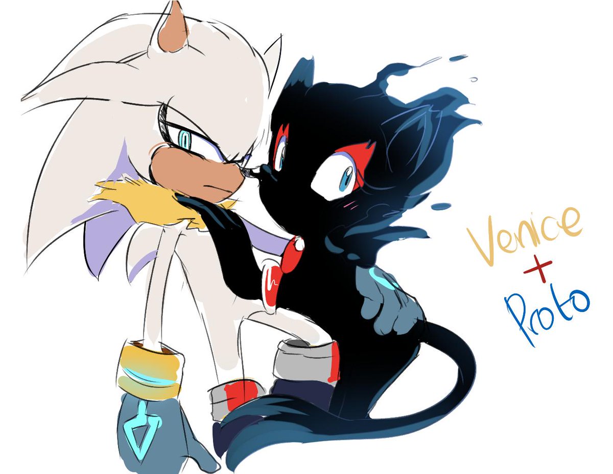 milko | Commission Open | on Twitter: "drew this a couple of months ago. i  sorta have my own headcanons with these proto-designs of silver and blaze  lol.… "