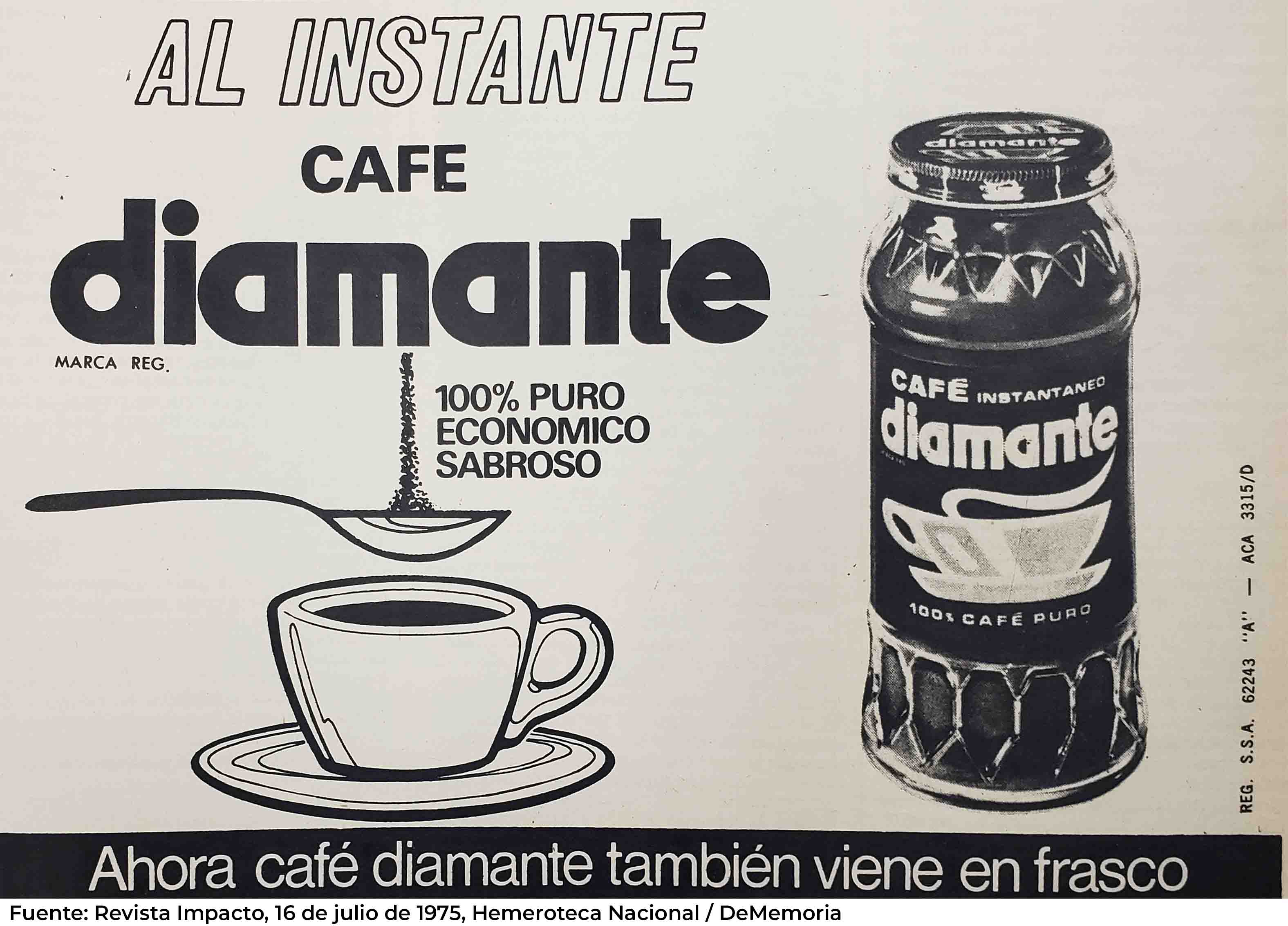 seta vacío Pastor DeMemoria on Twitter: "De nuevo Café Diamante, pero de 1975. Siguieron  manteniendo los tradicionales frascos para decoración para después de  terminarse el café. https://t.co/ohMsGDcq2X" / Twitter