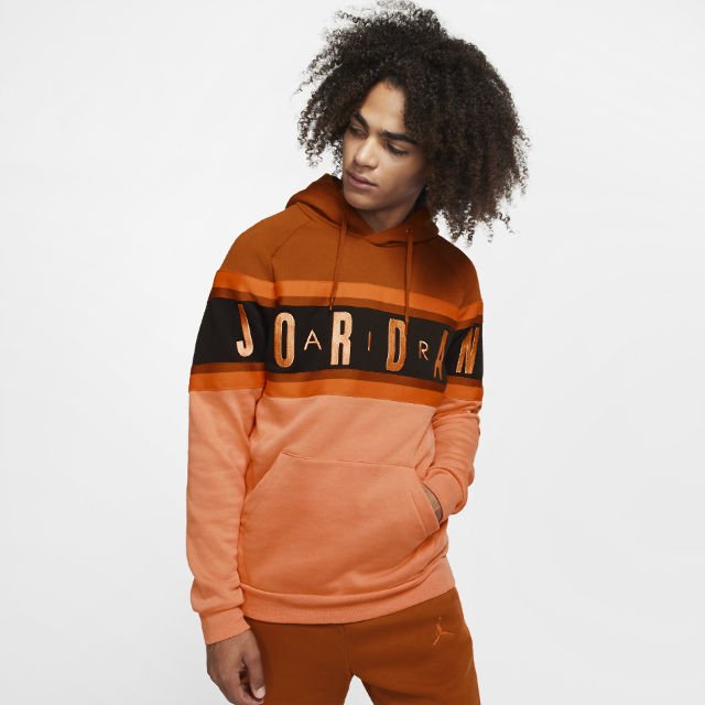 air jordan hoodie orange