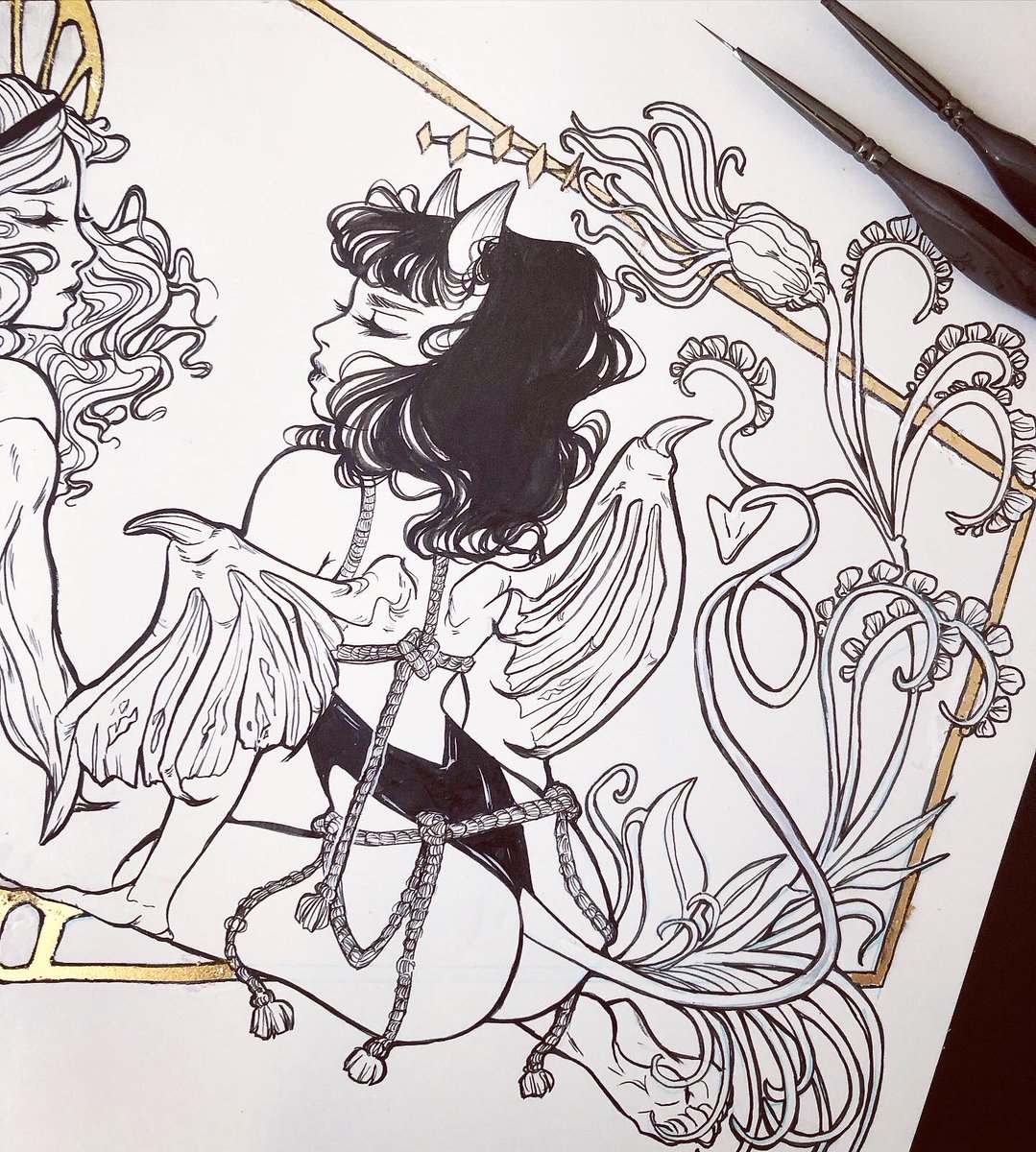 #inktober #Inktober2019 day 1 ? 