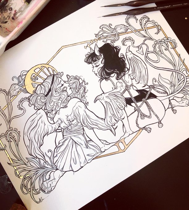 #inktober #Inktober2019 day 1 ? 