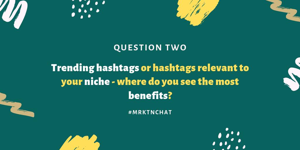 itstamaragt's tweet photo. Question number two arriving in style! 👚👗

Trending hashtags or hashtags relevant to your niche - where do you see the most benefits? 

#mrktnchat https://t.co/c34oVN7NL9