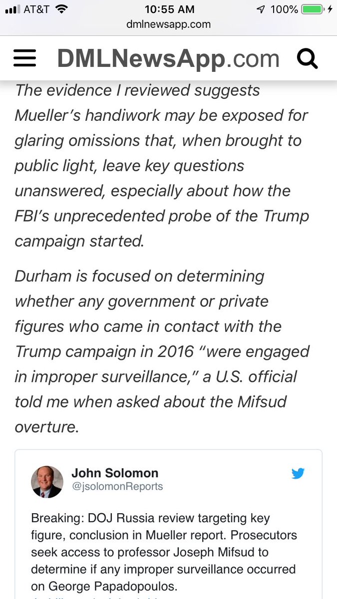 It’s insane that they have to prove Mifsud (who had shares in IRA) lied to prove their point. But the Mifsud tale was very exaggerated by Papadopolous to build their 1st cover up. Now the right says he isn’t Russian spy but is possibly US Spy. And...