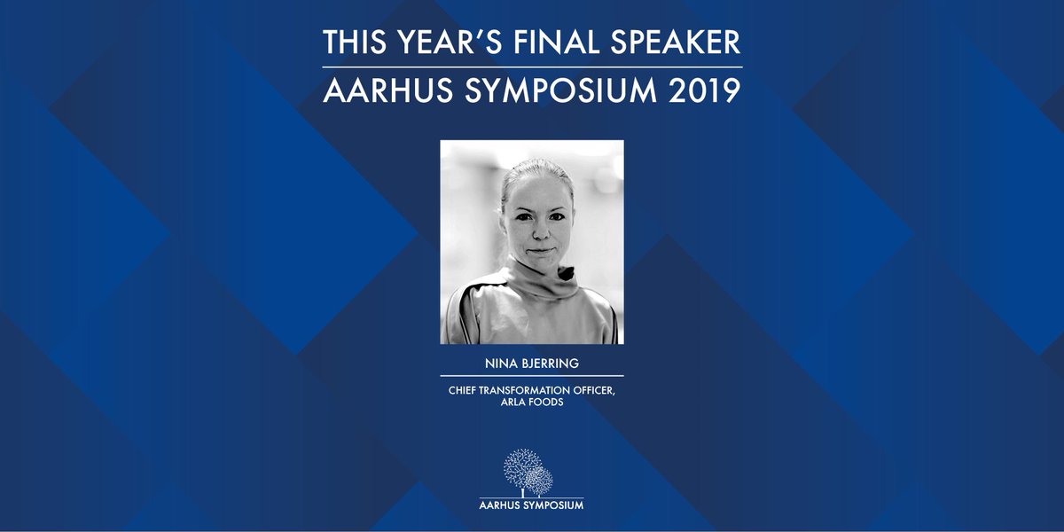 We are happy to announce Nina Bjerring, Chief Transformation Officer, Arla Foods, as speaker at #ASYMP2019. She is a strong advocate of diversity and balancing a fast-paced career with personal goals. Nina Bjerring will replace Rene Rechtman on the Creative Skills track.