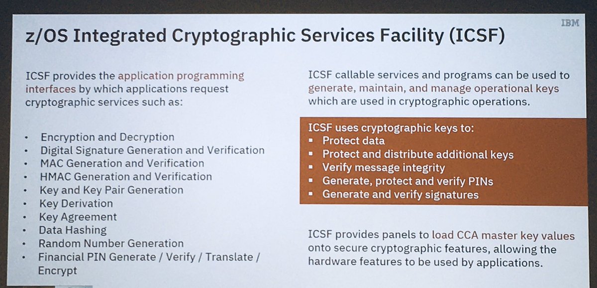 ESereville's tweet image. IBM z Security Conference - Day 2 start with crypto up-date   #IBMzsec