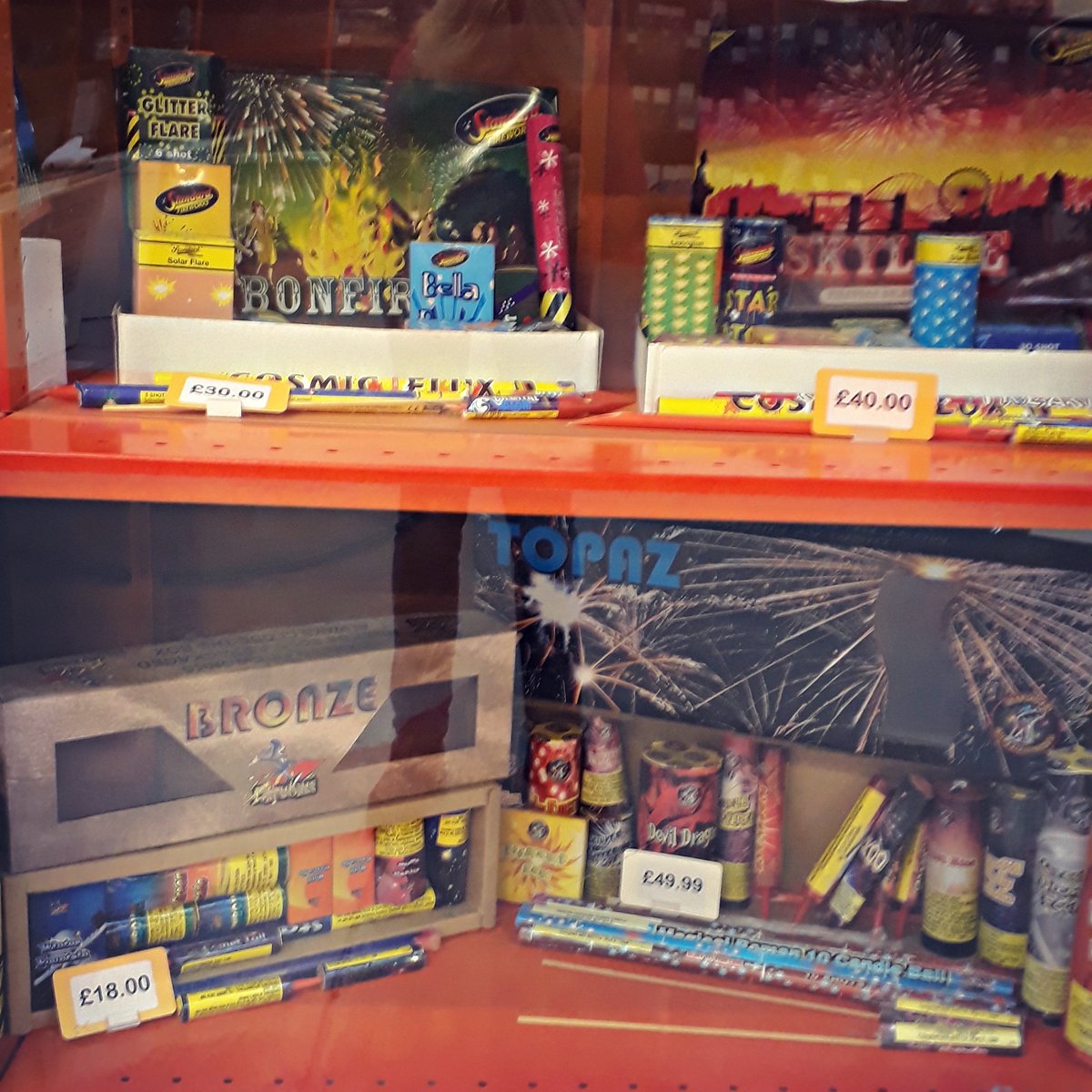 CrackerjackFir1's tweet photo. With Bonfire Night fast approaching, check out our offers throughout the shop 🎆 #crackerjack #fireworks #bonfirenight #bogof #fireworkdisplays #wales #party https://t.co/2AKKx6KaXH