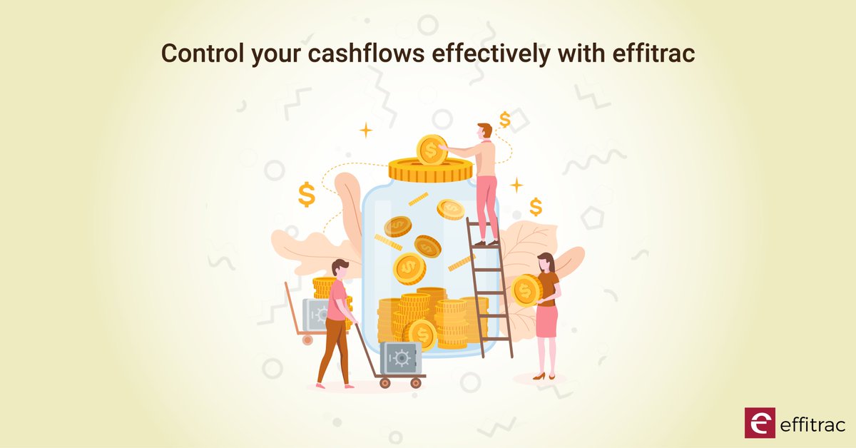 effitrac's tweet image. Make data-driven decisions with @effitrac Effectively manage the #cashinflows &amp;amp; #cashoutflows by monitoring the collection of revenues, tightening credit requirements, payment of expenses &amp;amp; liabilities, increasing sales &amp;amp; pricing discounts with our #GST &amp;amp; #VAT #AccountingSoftware