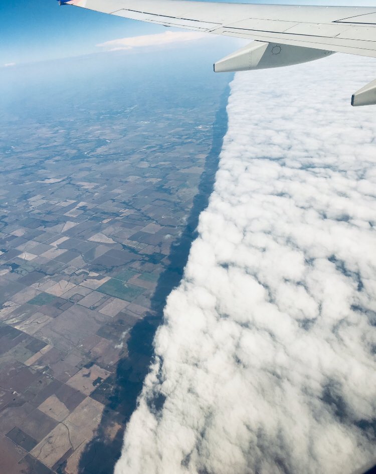 This is your Captain speaking, we have just crossed the Scottish border.