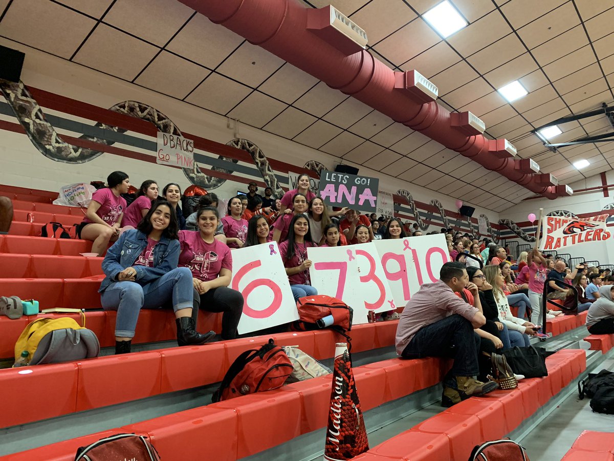 SISD Board Member <a href="/JulioCerdaPE/">Julio Cerda</a> and his wife anxiously awaiting their daughter to hit her 1000  at tonight’s battlle vs. Pioneer! Congrats to all! 🎉#Game4 <a href="/SISDnews/">Sharyland ISD</a>