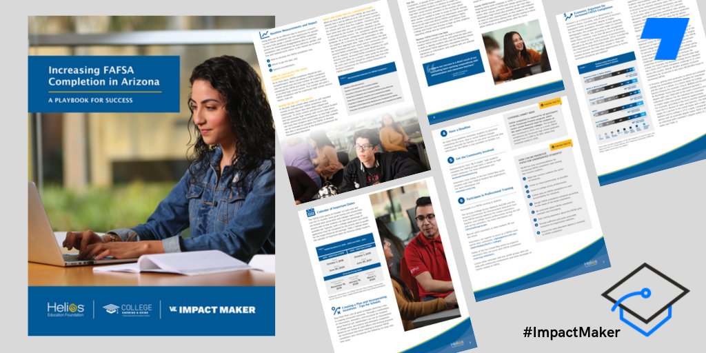 VLeadership's tweet photo. We are proud to present "Increasing FAFSA Completion in Arizona: A Playbook For Success," in collaborative partnership with @HeliosEdFnd. The #VLPivot in action! #ImpactMaker (1/4)
Get the #FAFSA playbook: https://t.co/wDtgQm6sOA https://t.co/F5Mw42Mkm8