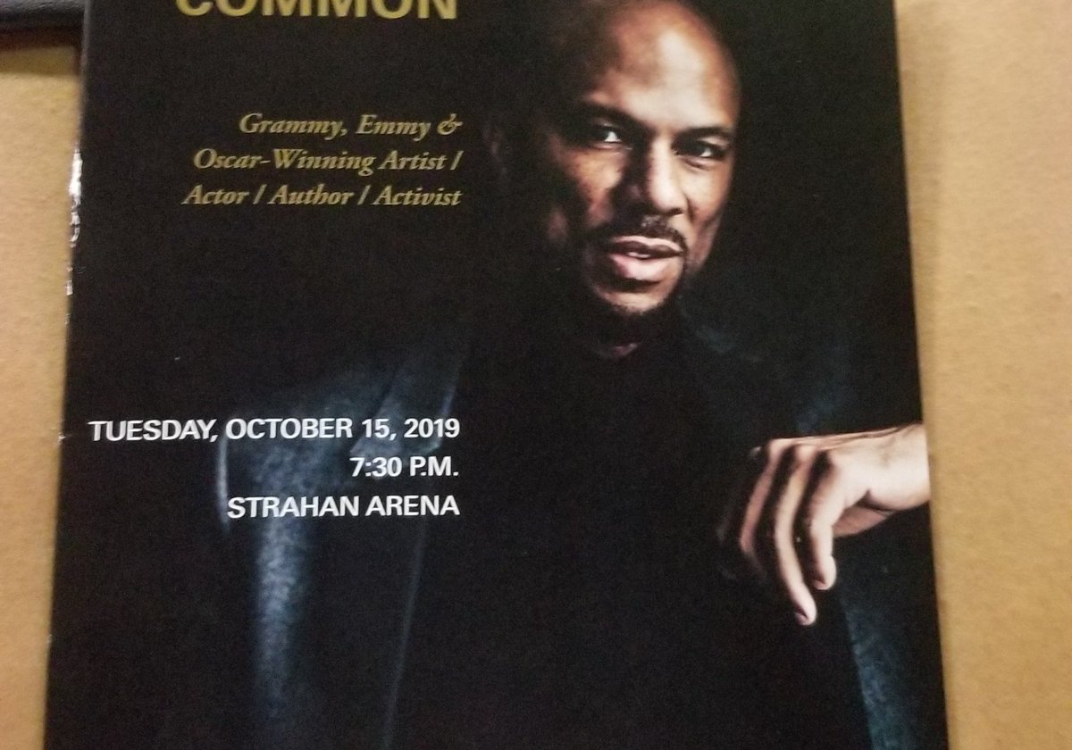 Swimmerjelly's tweet photo. Was great to hear his wise words and see him in person #Common #LBJLecture https://t.co/e1mLJX1Z19