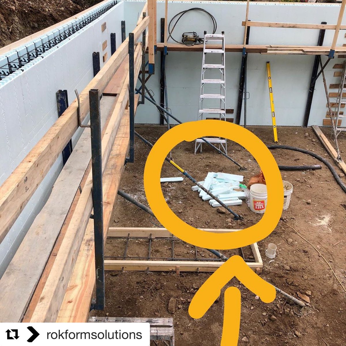 #sustainable solutions are truly demonstrated in practical solutions to minimal waste and recycled content. @rokformsolutions showing very little waste is a great effort in a more responsible way to build. 👍🏽🍻#icf #insulatedconcreteforms #icfbase