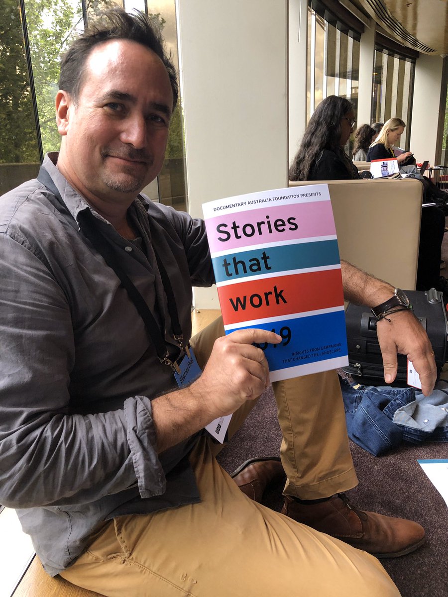 MuzafAli's tweet photo. A long way from Cisarua, @jolyonhoff to meet a #refugee for the first time in his life to tell the stories that transformed his life from a switched off Australian to a refugee advocate at Documentary Australia Foundation event. Hope to see #TheStagingPost - 2 soon. https://t.co/g1xn5KOUwv