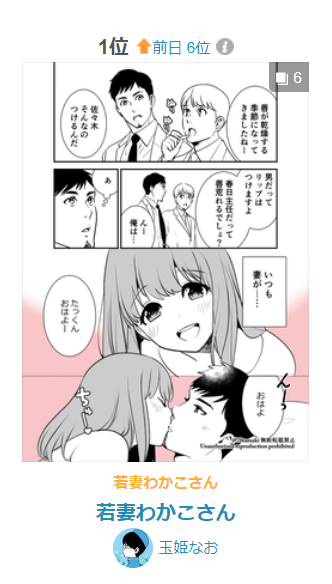 pixivの漫画デイリーで1位いただけました!皆様のおかげです、ありがとうございます?‼️通常連載の作業もあるので続きのんびりお待ちくださいませ。 