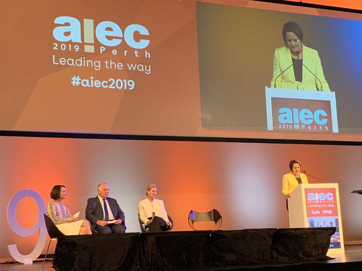 v1ksing's tweet photo. @RebeccaHallAUS on the next stage of Australia’s Nation Brand #aiec2019 https://t.co/q44waVebLp