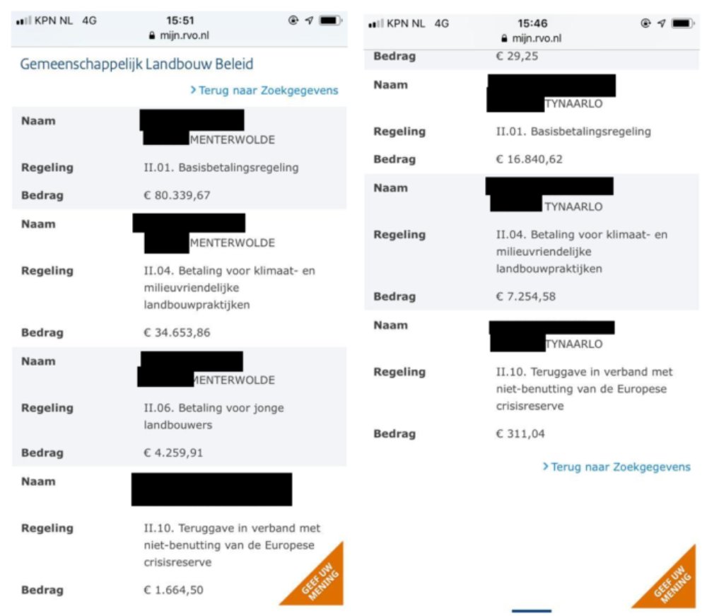 Voormannen boerenprotest krijgen tonnen EU-subsidie welingelichtekringen.nl/samenleving/11…