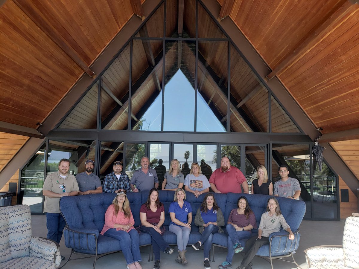 RivCoKylaBrown's tweet photo. The #RivCoParks management team enjoyed a day of planning and goal setting at #LakeElsinore's new #LaunchPointe. Planning is better in a yurt! #RivCoNow #ParksMakeLifeBetter @Sbangparks https://t.co/HCFpxJkZpb