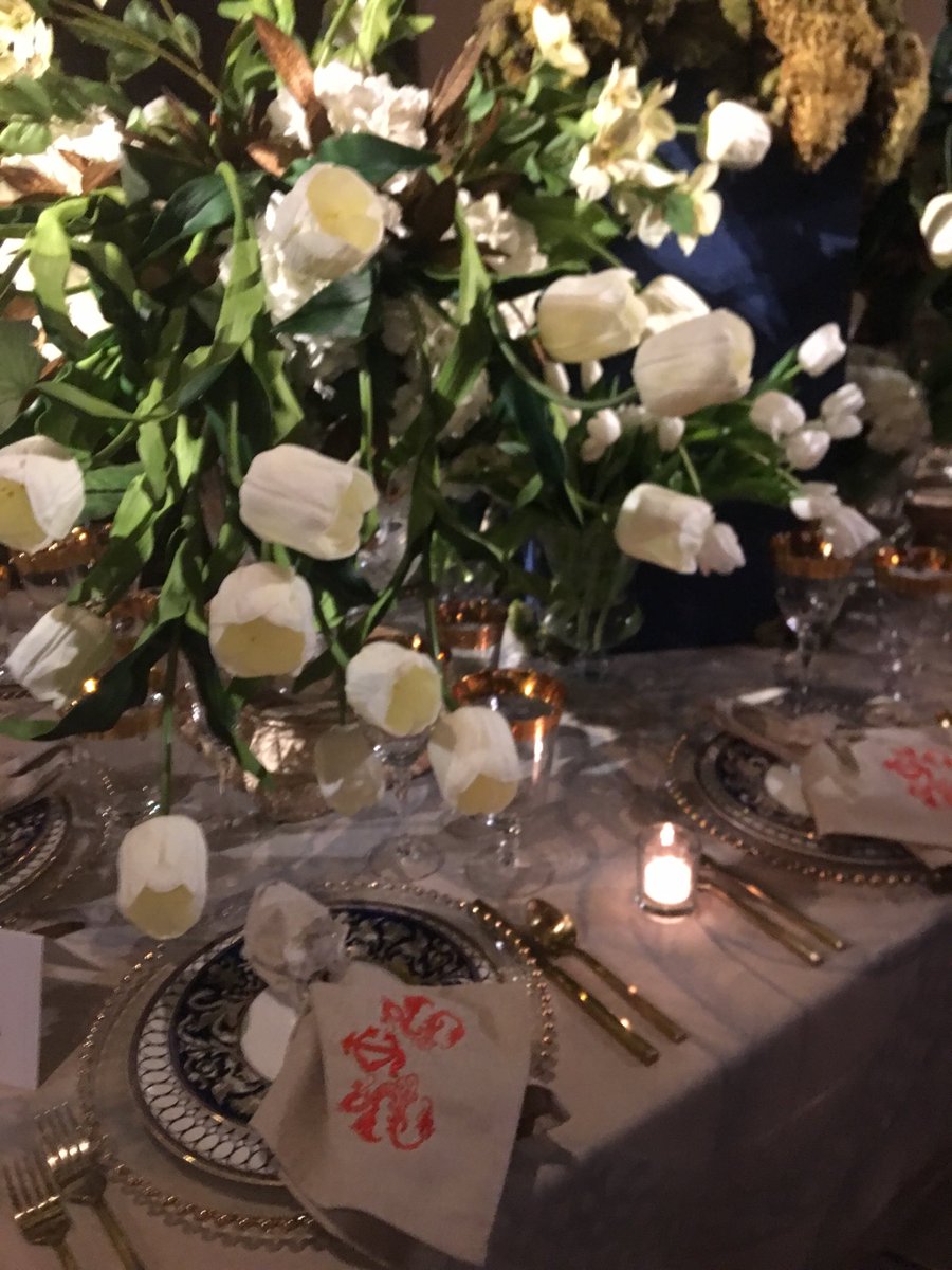 RobinSt95141010's tweet photo. This is once it was completed and all lit by candlelight. The table settings, flowers, monogrammed linens &amp; the pedestal built by hand to hold a spectacular chandelier from Jayson’s store all helped bring our creation together! https://t.co/eZmDMGzDsB