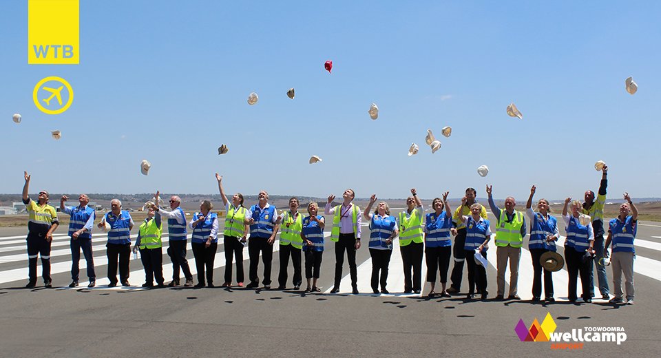 Happy First Anniversary to the <a href="/WellcampAirport/">Toowoomba Wellcamp</a>  Ambassador Program! bit.ly/2OStRLO #fromtoowoombatotheworld #wellcampairport #toowoombawellcampairport
