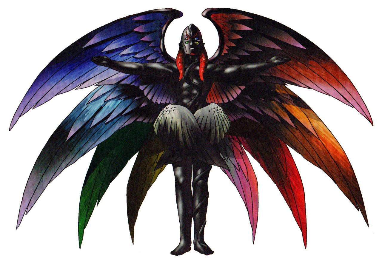 魔王ルシファー 今日は何の日 ボスの日 大天使 サタン 私は サタン 人間そして悪魔を 裁く者として この世に つかわされて来た 神霊 サタン では アレフよ 神の裁きを受け 永遠に地獄へ落ちよ 原天使 サタン 私は原天使 サタン 全て
