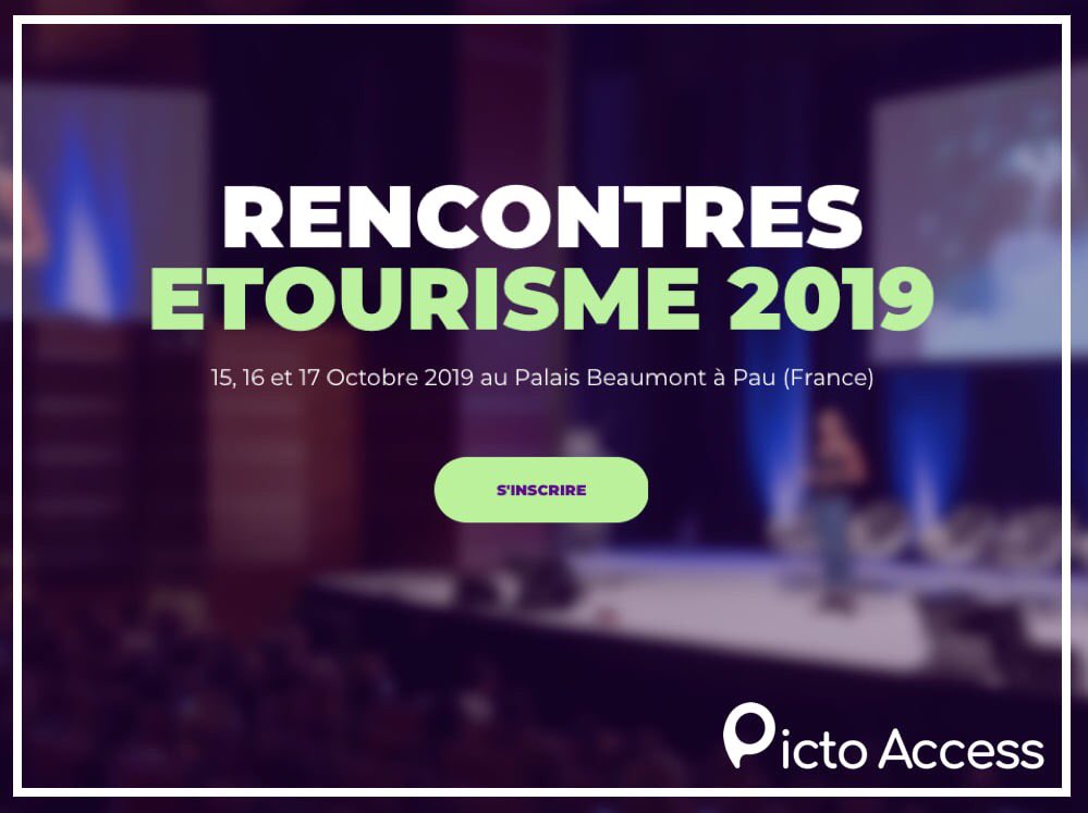 PictoAccess's tweet image. Rdv aujourd'hui et demain aux Rencontres du @Etourisme à #Pau pour échanger sur l'#accessibilité de l'offre touristique en France. Nous serons présents aux côté d'un de nos fidèles partenaires #PointsInTheCity ! Au plaisir 😉
#inclusion #TousConcernés