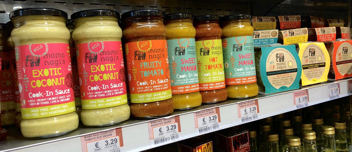 Mamanagis's tweet photo. Looking for healthy cook-in sauces &amp; pastes to help make meal times tasty; check out Mama Nagi's #Vegan &amp; #Glutenfree range of pastes &amp; low-cal sauces in your local   @SuperValuIreland  #noaddedsalts #noaddedsugars #nooils #plantbased
Also available https://t.co/QUBNqssbUR https://t.co/tswc1yEcyt