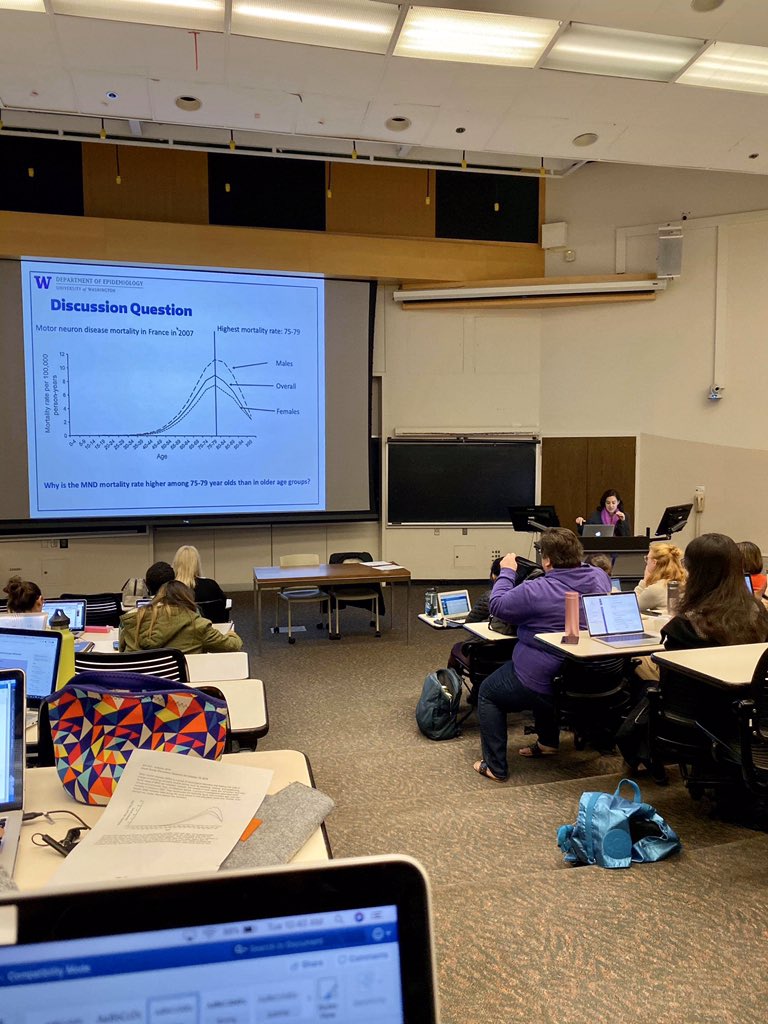 Leading a 95-student “small” group discussion section as the teaching assistant for my favorite course: check! ✅ @uwepidemiology #EpiMethods #TeachingIsLearning #HealthResearch #PopulationHealth  Thanks @unmesharp 📸