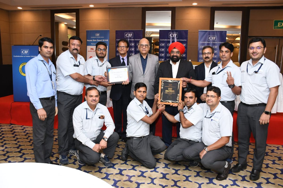 CIIEvents's tweet image. CII congratulates the winning teams of the 32nd CII Haryana #QualityCircle Competition 2019 held on 15 Oct at Gurugram. 

Winner🏆 - Chetna from @Maruti_Corp
1st Runners up🏆 - Avartan from @CarrierHVACR 
2nd Runner up🏆 - Abhinav from @fenestawindows