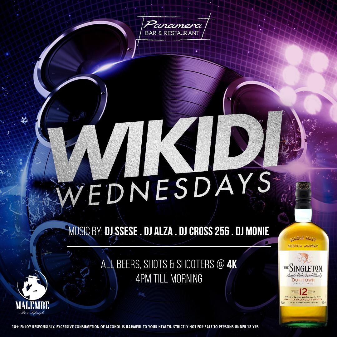 SseseNation's tweet photo. The illest #WIKIDI is back again with the best DJ'S in town giving you a night to remember. Join our very own @DJ_Ssese alongside @deejay_alza @Djcross256 @djmonie3 this Wednesday at @panamerakla for some kidogo!! See you there!! 🎉🎉🎉🍻 #SseseNation #ItsAlwaysAParee https://t.co/dgLmTMkEor