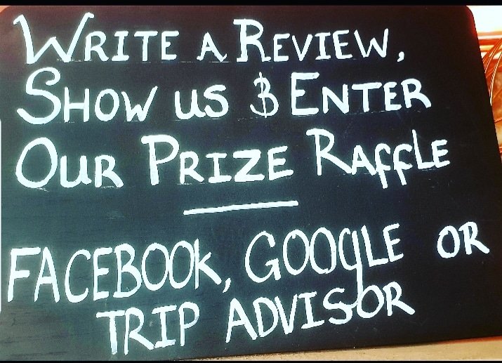 SunSW4's tweet image. It Monday the working week is here again and we got something here for you to start your week right.. just pop onto one of these write us a review and you will be entered into our raffle to win a prize! 🎁

#reviews #raffle #thesunclapham #facebook #Google #tripadvisor