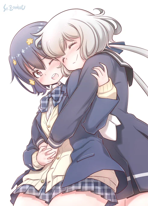 【純愛 October】
涼しいというか寒さを感じるようになりましたね
冬服への衣替えにはなんともいえぬ情感があります

#ゾンビランドサガ #純愛コンビ #紺野純子 #水野愛 https://t.co/GIHt9RGrqT 