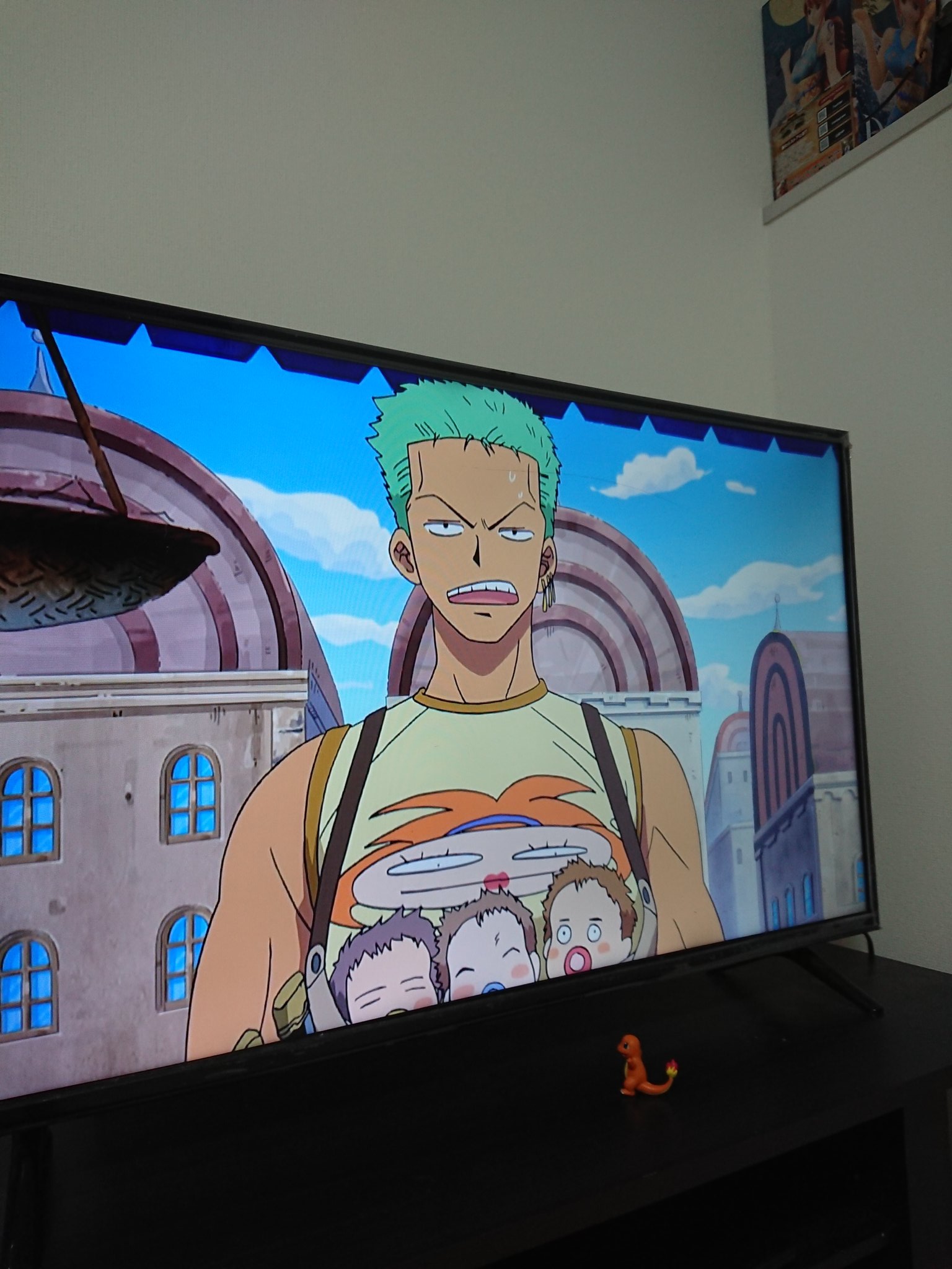 ダダン ゾロさんのこんな場面 見たことない ってか アニメオリジナルストーリーなのかな なかなか泣ける ウォーターセブン サニー号作るまで時間潰し ゾロのドタバタ家事手伝い アニメオリジナル ワンピース T Co 6fyltgrhqb Twitter