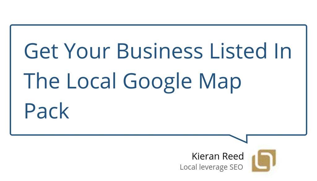 LeverageSEO's tweet image. &quot;Get Your Business Listed In The Local Google Map Pack&quot; lttr.ai/I3IV #WebSearchEngine #GoogleMapPack #GMB #Google #3Pack #SearchEngineOptimization