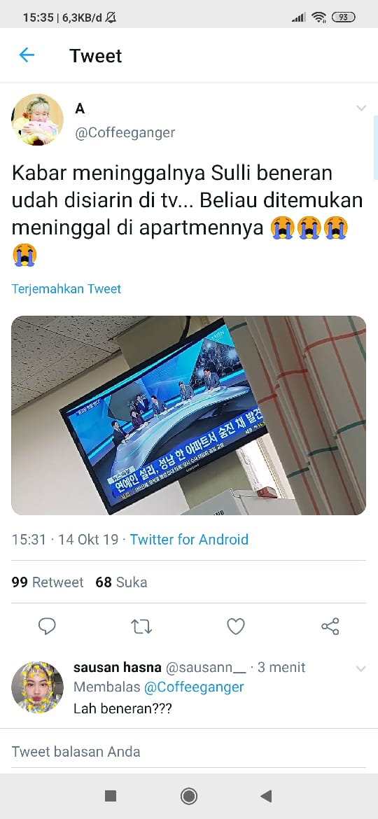 Sulli meninggal