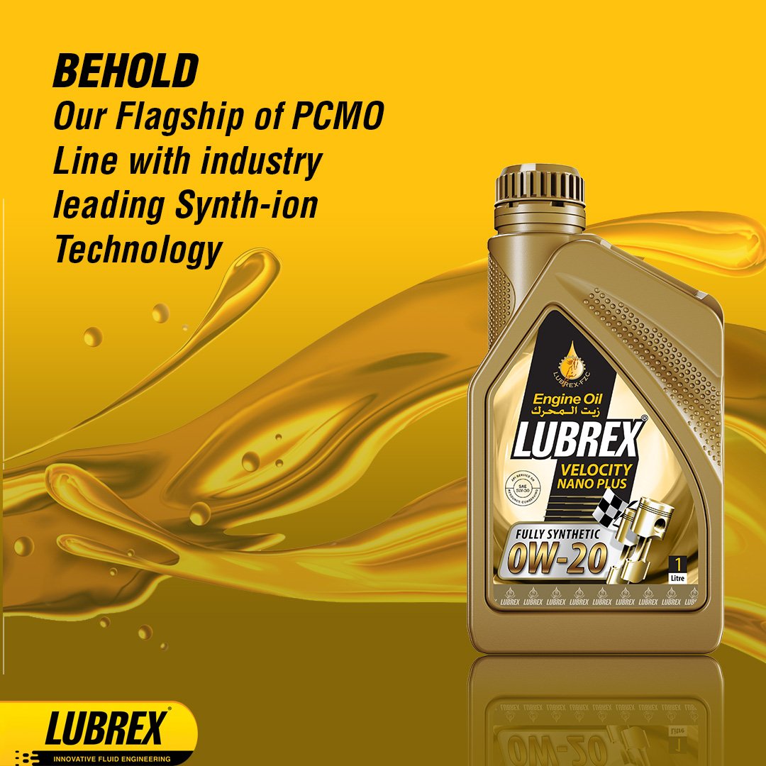 LubrexFZC's tweet photo. GO FULLY SYNTHETIC
with our Flagship Velocity Nano Plus
#lubrex #gosynthetic #velocitynanoplus https://t.co/s7qAQASDec