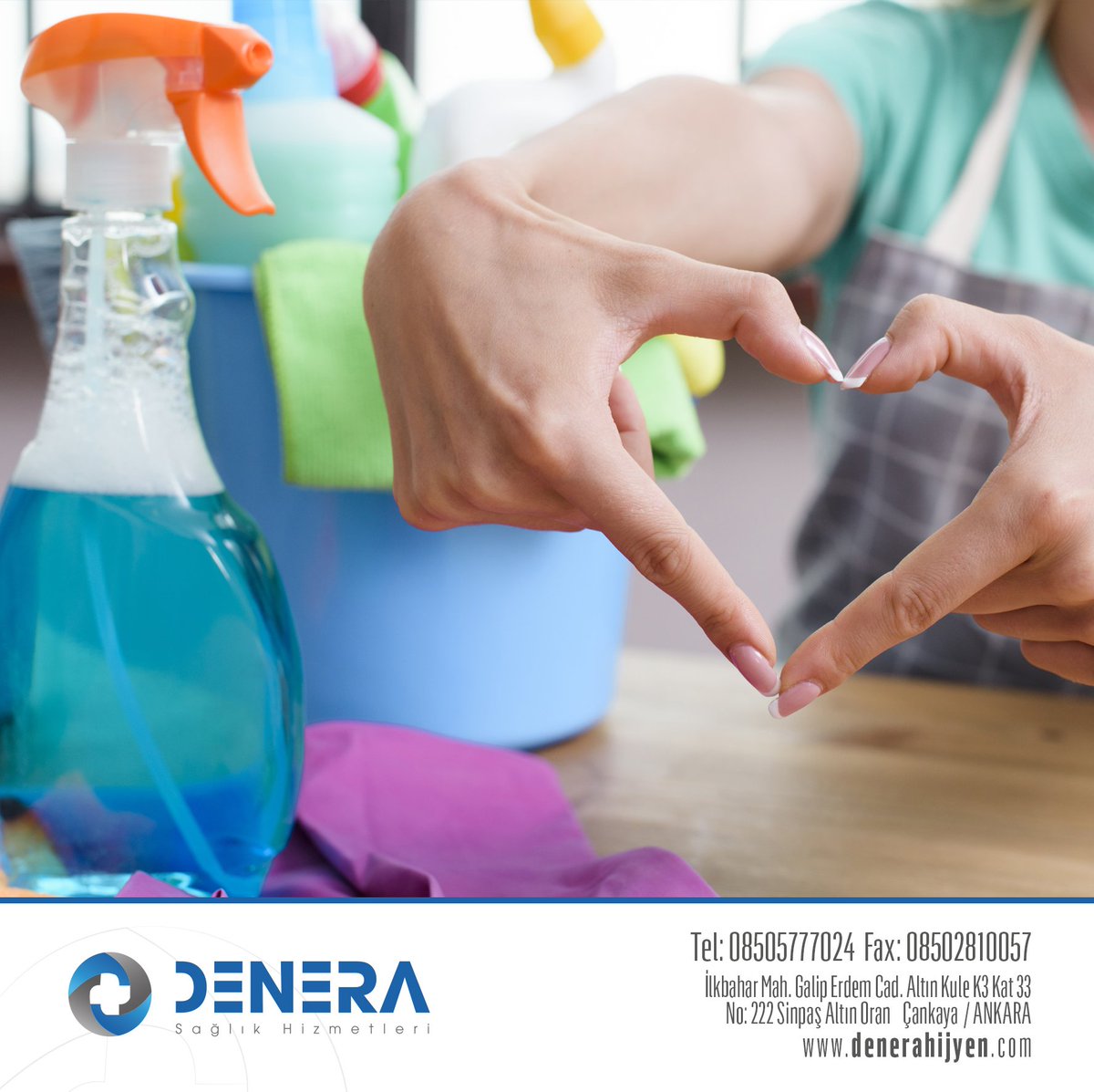 Ortak kullanım alanlarında hızla yayılan mikrop ve bakterilerden korunmak için uzman ekibimiz ve kaliteli ekipmanlarımız ile temiz ve hijyenik bir çevre sunuyoruz.

Detaylar için : denerahijyen.com

#sağlık #temizlik #hijyen #dezenfekte #temizçevre #temizinsan #denera