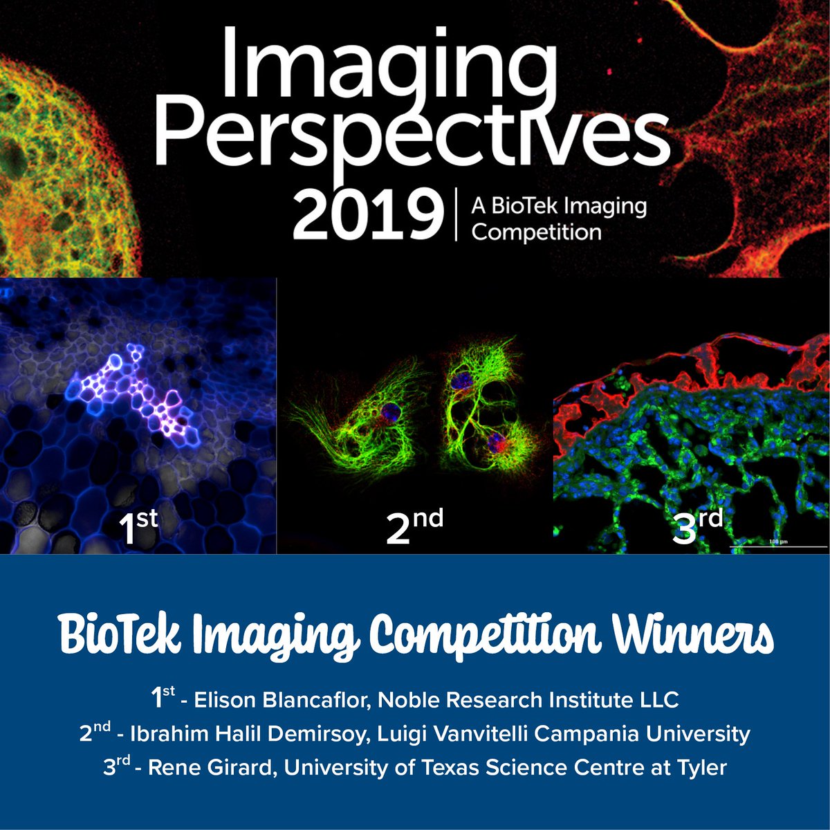 mscienceaustnz's tweet photo. And the winners are...
@BioTekTalk
Impressive work! Impressive science
#lifescience #research #biotechnology #lablife #scientist #stem #imaging #microscopy #biotekinstruments #cytation #lionheart https://t.co/miaaHm5ygl