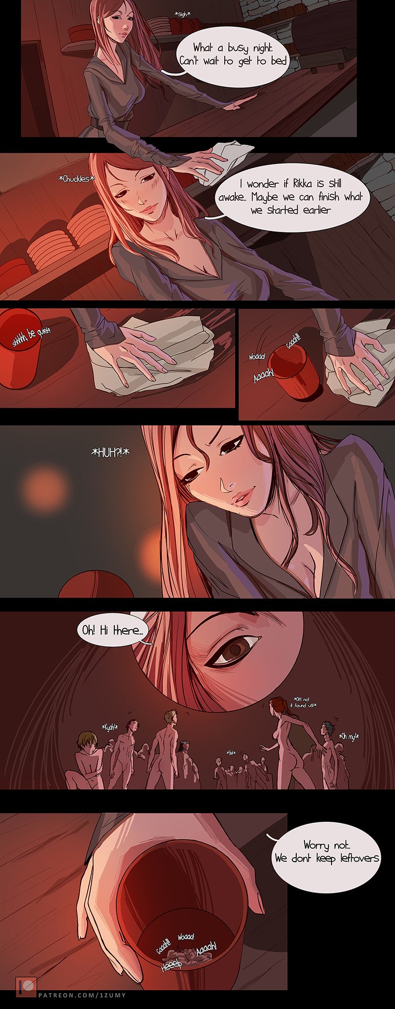 1ZUMY YUU on X: Nom's Comic Strip - Part 1- So here's a little comic strip  for ya! Did this for back when I had a Patreon page. Full package available  at