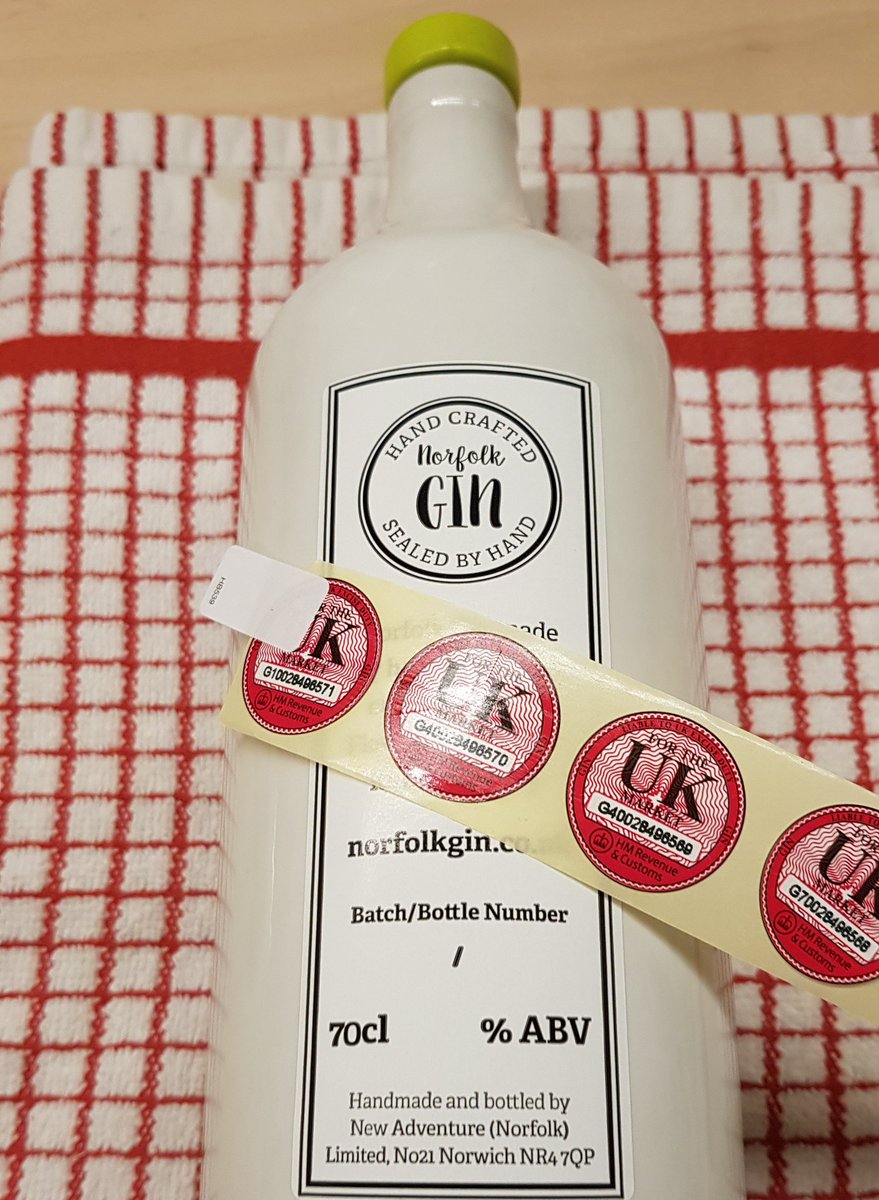 Only 4 seals left. This means we have fitted almost 25,000 to bottles of Norfolk Gin. Deep breath! Pinches self! Never thought I would get that many made ever. Big thank you Alison, family, friends, customers, suppliers and Gin lovers. #theoriginalnorfolkgin #norfolkgin