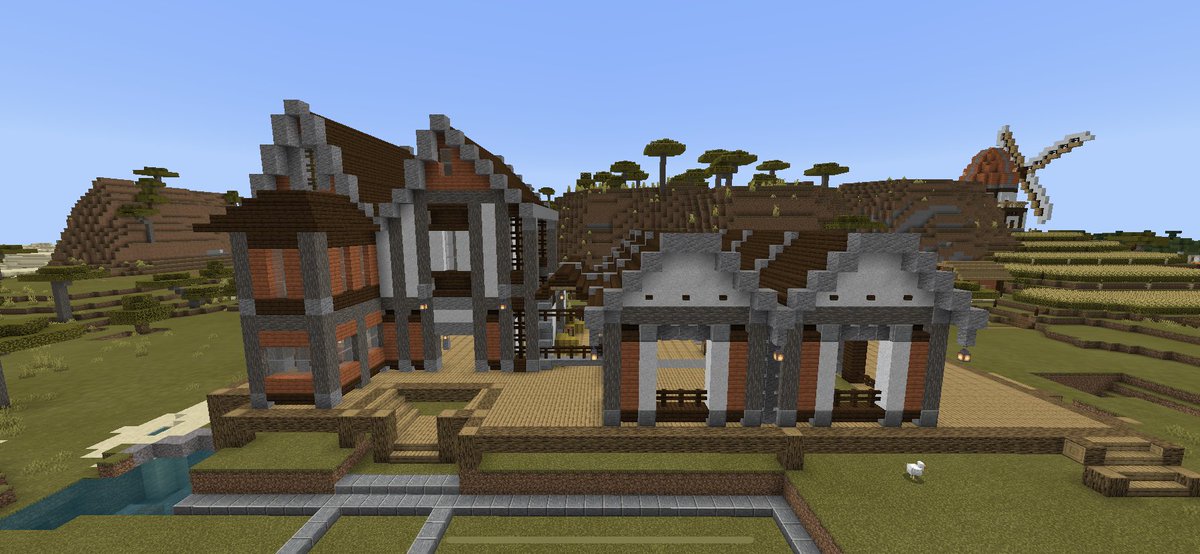 くぽりぽクラフト בטוויטר Minecraft マイクラ農村区 マインクラフト マイクラ馬小屋