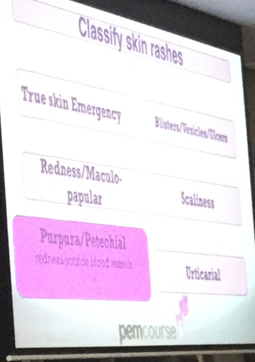#pemcourses19 Learning the language of skin rashes with Dr Alaa Ibrahim <a href="/PemCourses/">PEM courses</a>