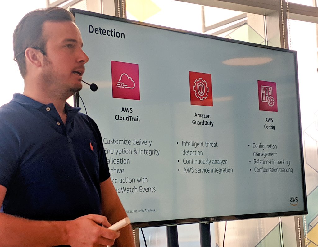 Digitalogi's tweet image. @Mylestro #KimberleyChow 
 Membahas tentang #AWSCloudTrail #AWSGuardDuty #AWSConfig 

Memang @AWS ini ketat banget dalam hal Keamanan Data nya

#AWSLoft

@AWS
@AWSStartups