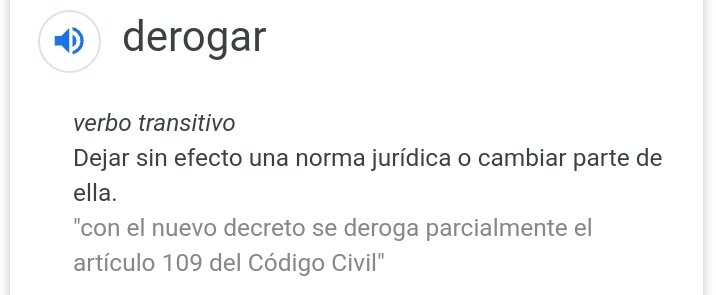 Dejaré esto por aquí... 
El siginifcado de la palabra #DerogarDecreto883.
No lo eliminaron, no lo abolieron .. simplemente lo van a modificar para crear uno nuevo. 
#Dialogo #LaPazSeRecupera #DialogarEsElCaminoEC #DialogoPorLaPaz #13Oct #Ecuador #ParoNacionalEC #Guayaquil #Quito