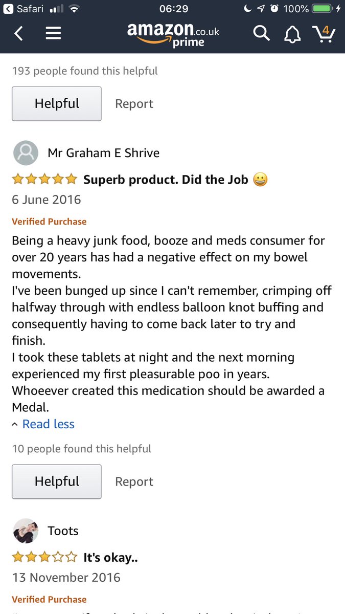 keryn_1's tweet photo. Max strength laxative reviews will rock your morning 😆 #AwfullyBritishAmazonReviews https://t.co/OVjL63V9x8