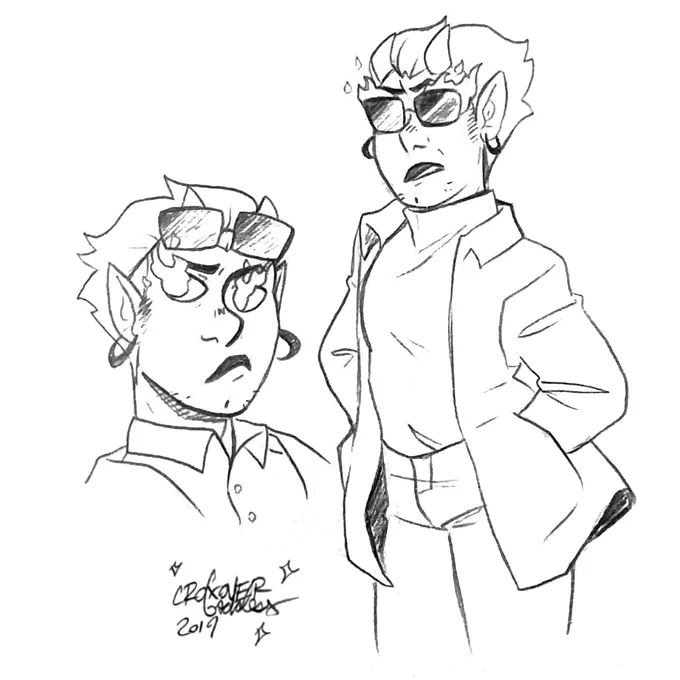 Was asked about Djinns in #MiddleverseVirginia and the difference between a genie so I doodles up this guy! 