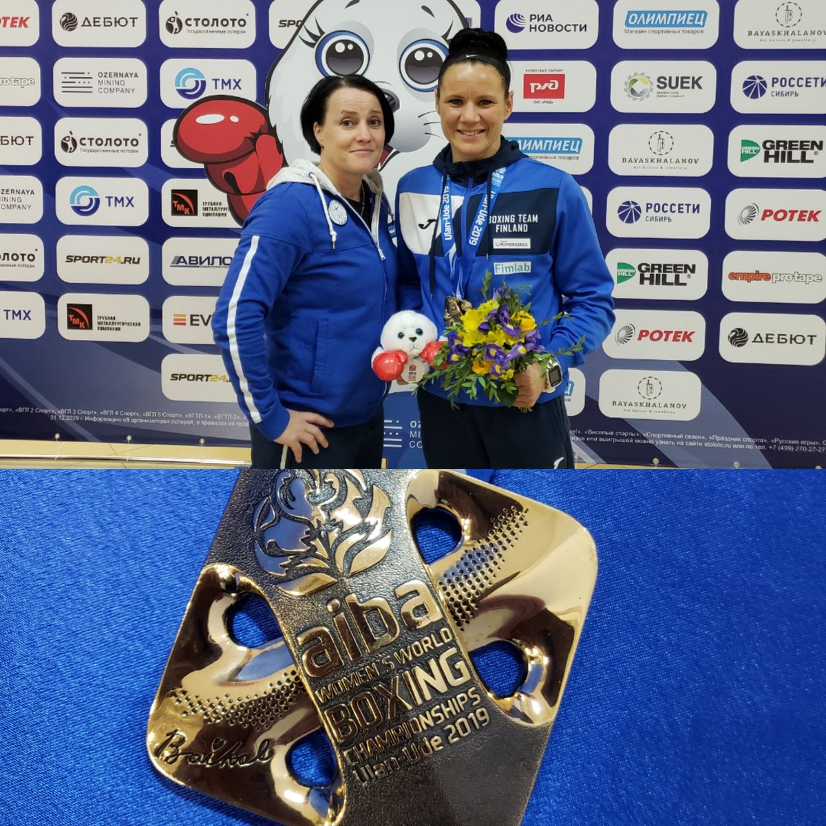 Tän vuoden kolmansistakin arvokisoista mitali mukaan 🙋🏽‍♀️ Siperian MM-kilpailuista pronssia.
#ulanude2019 #boxing #WorldChampionships