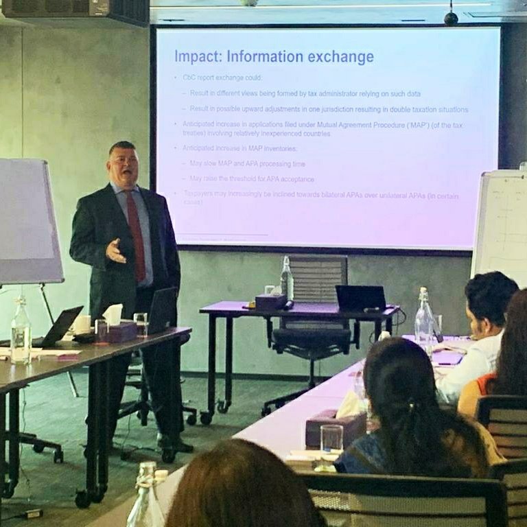 AmchamIndia's tweet image. Thank you @GrantThorntonIN and @GrantThorntonUS led by Steven Swappe, Rajesh Tripathi and team for addressing @AMCHAMIndia members in NewDelhi on US-India Advance Pricing Agreement (APA) Programmes. #USIndiaAPA  #AMCHAMLectureSeries