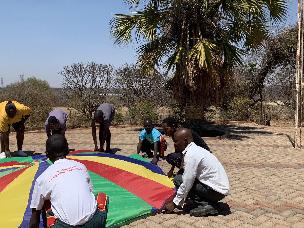 2/3: 264 youth and adults with disabilities and 98 professional staff participated in the workshop and/or the various activities done across 4 schools and 1 youth centre in Bulawayo. <a href="/WashFellowship/">MandelaWshFellowship</a> @usembassyharare