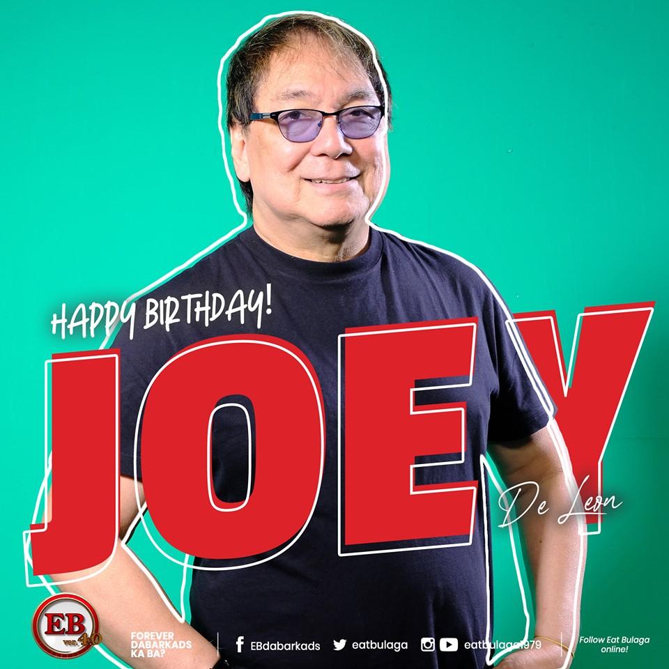 Happy Birthday to one of our legendary Dabarkads, JOEY DE LEON (      