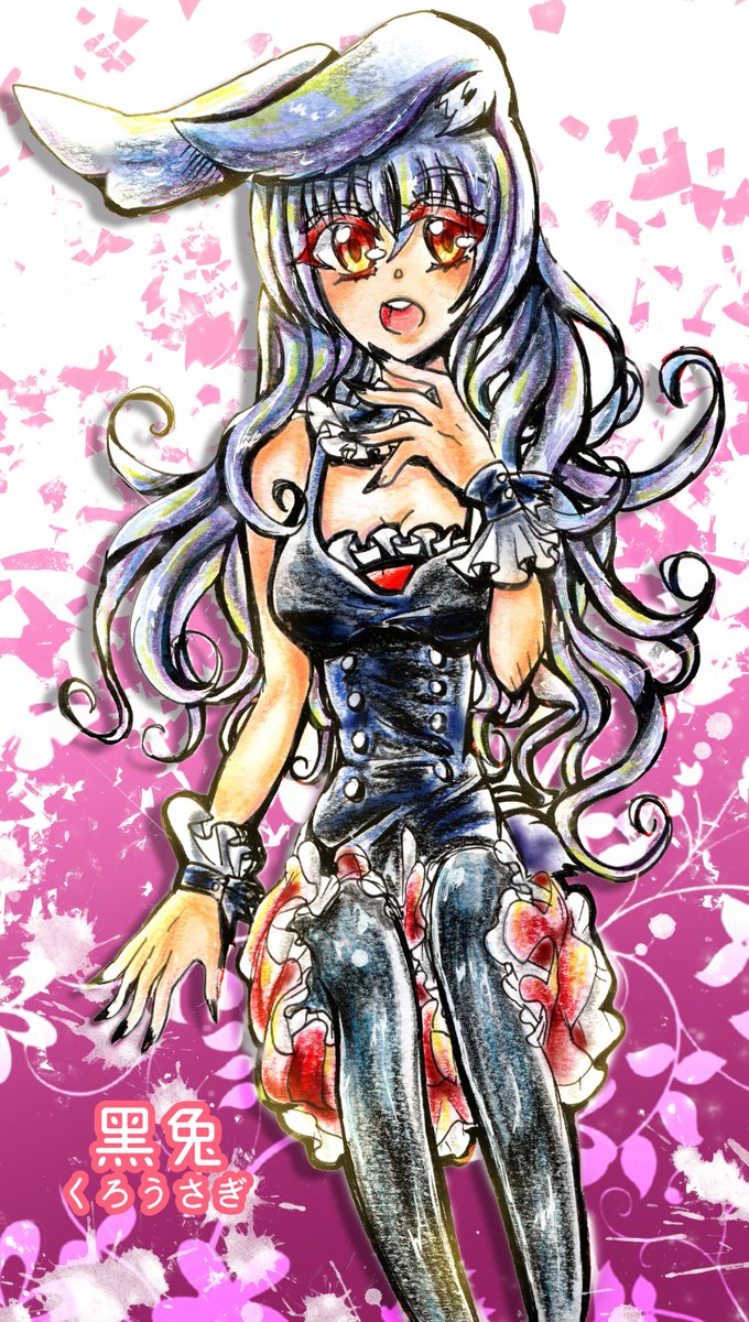 紅茶加糖on Twitter 黑兔 くろうさぎ練習 原創 問題兒童 黑兔 くろうさぎ 背景 Background 問題兒童都來自異世界 黒ウサギ 問題児たちが異世界から来るそうですよ